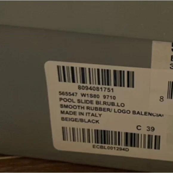 Balenciaga Pool Slide Sandal in Beige - Size 39 (US 9) - Picture 6 of 6